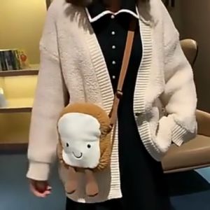 TASNOVAKU - MYROTI Sling Bag Bulu Tas Boneka Karakter Tas Selempang Boneka Lucu Tas bulu selempang bahu