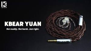 Kbear | KBEAR YUAN 4 Cores 5N OCC Silver-Plated Copper High-Purity HiFi Headphone Upgrade Cable
