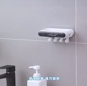 กล่องสบู่ HOOK ที่วางสบู่ติดผนัง สมบูรณ์ส์ 45 ตนมาตรฐาน ที่ใส่สบู่ ที่วางฟองน้ำ ตะขอแขวนอเนกประสงค์