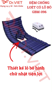 Đệm chống loét có lỗ bô dạng ống GBM-096