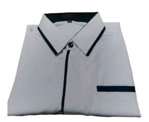 Kemeja Putih Pria Baju Atasan Pria Tangan Panjang Pendek