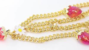 Disney | Cute Strawberry Daisy Bag Charm Handbag Purse Accessories Pendant Women Jewelry Decor Ornament Holiday Gift