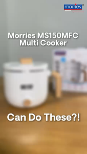 Morries 1.5L Multi-Use Electric Cooker 2 Power mode slection Non Stick Easy to Clean - MS1500MFC