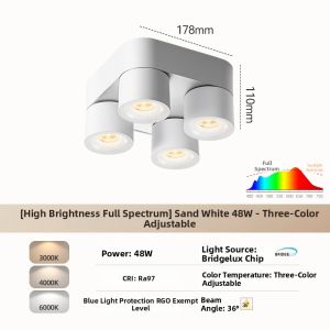 DENGFU | Adjustable Angle Anti-Dazzle Intelligent Recessed Downlight