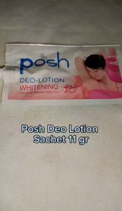 POSH - Whitening Deodoran Lotion Sachet Deo Lotion Wanita dan Pria Anti Bau Ketiak 11gr