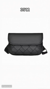 Versatile Messenger Bag Crossbody Bag Quilted Geometric Design Waterproof Lightweight Durable Adjustable Straps Simple