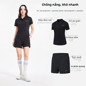 Erke | Áo Polo Thể Thao Môn Cầu Lông Cho Phụ Nữ Mùa Hè Khô Nhanh