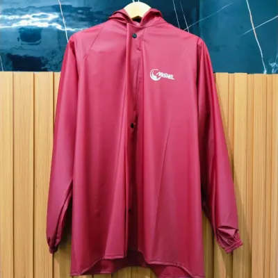 JAS HUJAN BAJU SAJA TANPA CELANA BY MISHEL BAHAN PVC 025 TEBAL LENTUR TAHAN AIR