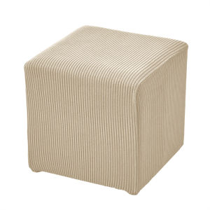 Áo Phủ Ghế Ottoman Jacquard Chất Liệu Thun Co Giãn Hình Chữ Nhật Bảo Vệ Ghế Có Ngăn Chứa Đồ Trang Trí Chất Liệu Polyester Spandex.