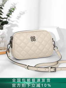 กระเป๋าสะพายข้างหนังแท้ 3 ชั้น กระเป๋าสะพายข้างสำหรับผู้หญิง กระเป๋าถือแบบลำลอง กระเป๋าสะพายข้างแบบมีซิป กระเป๋าถือแบบหนังวัวชั้นแรก