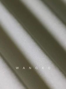 WANGXO | Bộ Áo & Quần Lụa Không Đối Xứng Có Khóa Kim Loại