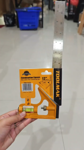 TOOLMAK Penggaris Siku Tukang Waterpas 12in 300mm TMK19424