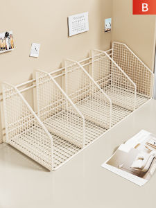 evesigar | Desk Organizer Bookshelf File Storage Rack Shelf