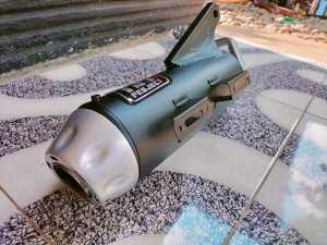 knalpot copy CMS plus end Muffler suara bass adem untuk beat Scoopy spacy Genio dll