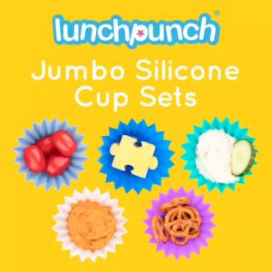 Lunch Punch Jumbo Silicone Cups (3pcs) - Peralatan Makan Bayi