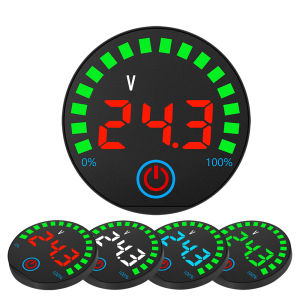 diymore | Mini Battery Level Indicator Voltage Meter Power Charge Indicator Acid/Lithium Battery Charge Indicator Module 12V/24V/36V/48V