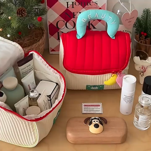 กระเป๋าเครื่องสำอาง-(สแควร์ซิป) - ความจุขนาดใหญ่ พกพาสะดวก - เก็บมือถือ/เครื่องสําอาง น่ารัก G3598