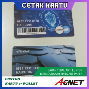 KARTU FISIK DANA Bisa SCAN QR Costum Nama dan Foto Sendiri