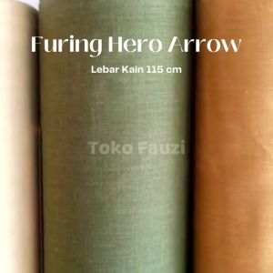 5m Kain Furing Hero Ero Arrow Halus Lembut Lebar 115cm - Kain Daleman untuk Bahan Baju Gamis Pelapis Pakaian