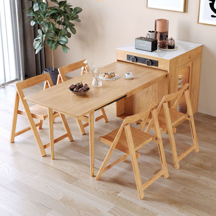 Scandinavian Stone Plate Kitchen Island Dining Table Integrated Solid