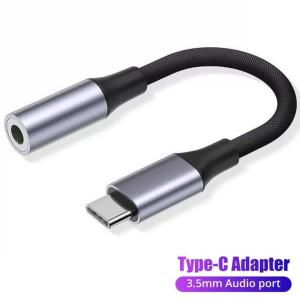 1-7pcs USB Type C To 3.5mm Audio Jack Adapter For Wired Headphone Connecting Type C To Earphones Cable Adapters Plug and Play