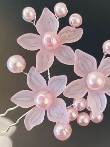 MHT06 Tusuk Konde Motif Bunga: Aksesoris Rambut Cantik untuk Gaya Wanita Korea