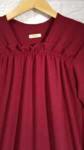 Daster Karet Gamis Fuji Crinkle Airflow Kekinian