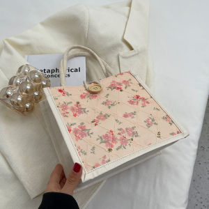 JIFANPAUL | Floral Design Lunch Bag for Office Use