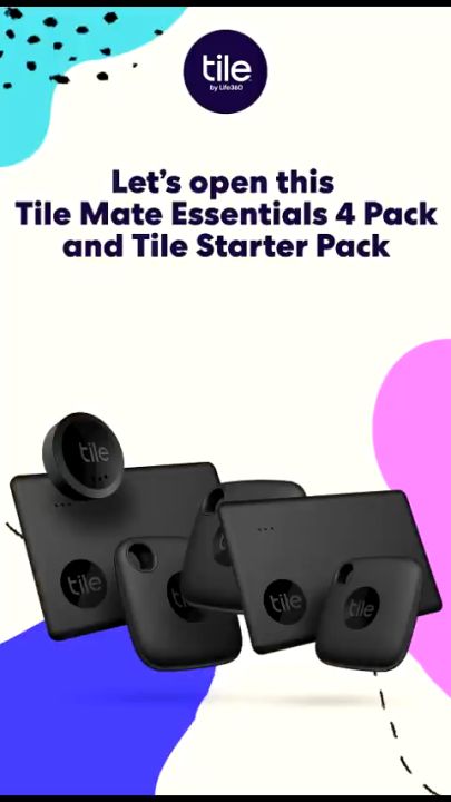 First Tile Gps Tile Starter Pack, Trackers for keys and more 1 Tile Mate and 1 Tile ...