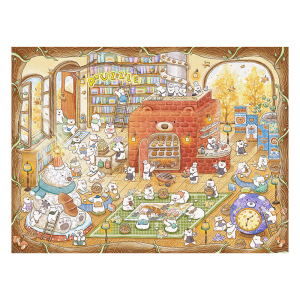 3D-JP | Adult Paper Plastic Jigsaw Puzzle Bears Midnight Studio Bakery