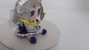 20cm Touhou Project Lovely Plush In Stock fumo×fumo TouHou Project Basic Izayoi Sakuya Doll Anime Peripheral Plush Toys Kid Gift