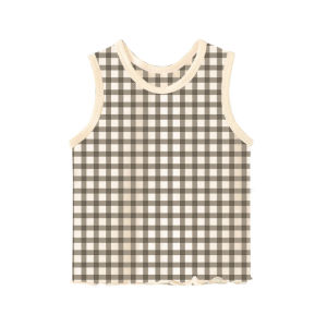 Cotton Sleeveless Ruffled Top