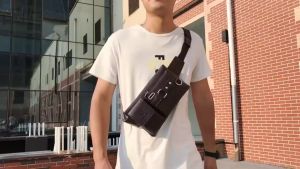 WX079 - WEIXIER TAS SELEMPANG KULIT DISTRO PRIA IMPORT SLEMPANG COWOK