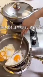 316 Stainless Steel Frying Pan Wok Non-stick Cooking Uncoated Steak Gas Stove Pot Induction General Saucepan Kitchen Cookware