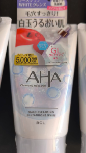 Sữa rửa mặt AHA Wash cleansing Glutathione White (120g) - JAPAN