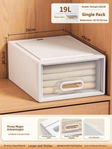 Citylong | Clear Drawer-type Storage Box For Clothes Underwear