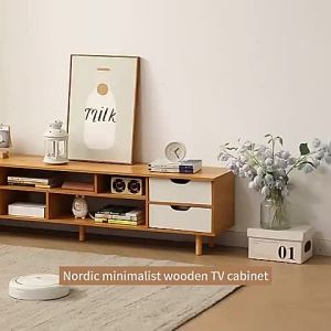 ALVIN TV Cabinet Furniture Modern Minimalist Living Room(140x30x38CM)