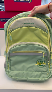 Dr.Kong Ergonomic School Backpack M Size–Lightweight Spine Care Bag (DK-2Z12A4004BW-GRN)