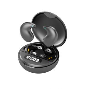 M52 Sleep Earbuds Mini Invisible Earbuds for Side SleepersNoise Cancelling Wireless Headphones Bluetooth 5.358H BatteryHD Mic