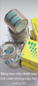 Băng keo chịu nhiệt - Băng dính nhiệt dùng cho máy hút chân không máy hàn miệng túi