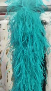 10-layer encrypted thickened ostrich feather trim dance costume gown fashion DIY handmade clothing accessories