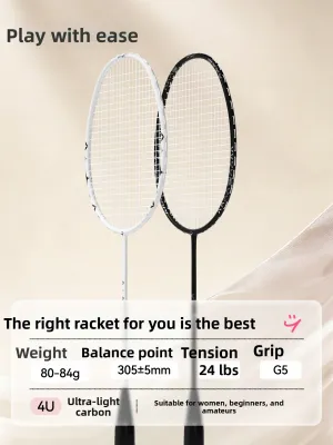 INRT | Carbon Ultralight Durable Badminton Racket