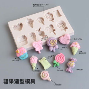 Mold Kẹo Dẻo Trái Tim Silicon Baking Tool Chocolate Kẹo Dẻo Tráng Táp Cakes Phụ Kiện Trang Trí Nhà Vừa Vặn Mould Kẹo Dẻo