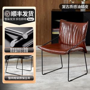 Nordic Style Bedroom Sofa Chair Luxury Leisure Back Chair Balcony Single Person Comfortable Chair Simple Office Casual Riser