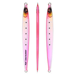 JIGGING PRO Sardine Slider Jigging Lure UV Shore Long Cast Metal Jig 40g 60g 80g 100g Saltwater Fishing Lure Artificial Bait