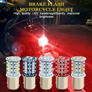 2pcs LED Motorcycle Strobe Brake Light Car Tail Flash Reversing Lamp Auto Motorcycle Universal Super Bright Headlights