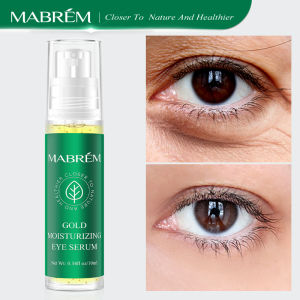MABREM 22k Golden Eye Serum Moisturizing Anti-Wrinkle Anti-Age Hyaluronic Acid Remover Dark Circles Against Puffiness And Bags