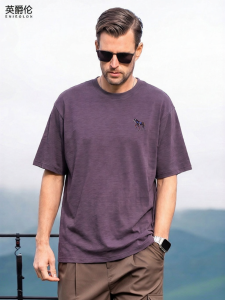 Enjeolon | Heavy Breathable Embroidered T-shirt 230g