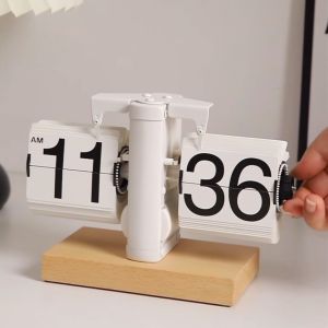 Jam Meja Kayu Vintage & Dekorasi Hiasan Rumah