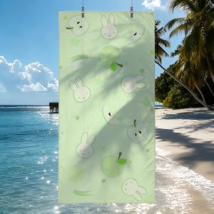 Miffy | Cartoon M-Miffy cute Fruit Towel Quick Drying Beach Towels Are Suitable For Swimming Pools Camping Yoga And The Gym